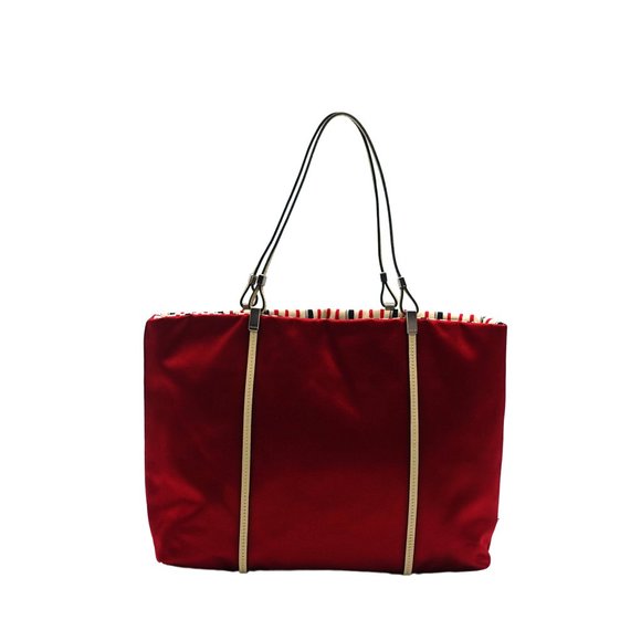 Prada Satin Tote Red - Picture 3 of 15